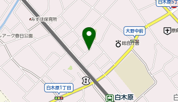 【予約制】akippa 白木原3丁目駐車場 1番奥側の地図画像