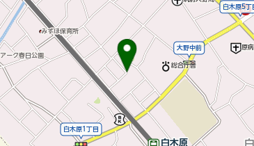 【予約制】akippa 白木原3丁目アメリカン幕の所の地図画像