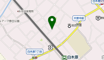 【予約制】akippa 白木原3丁目駐車場奥から2番目の地図画像