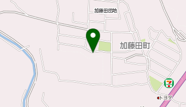 【予約制】akippa 加藤田町2丁目屋根付き駐車場の地図画像