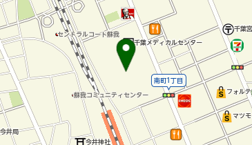 【予約制】akippa NTTル・パルク蘇我駅前(第1,第2)駐車場〈QRコード認証式〉の地図画像