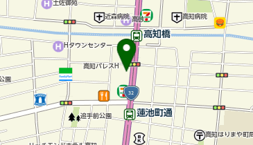 【予約制】akippa はりまや駐車場 電車通りの地図画像