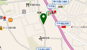 【予約制】akippa フロール川崎下平間駐車場の地図画像