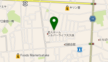 【予約制】akippa 大久保3丁目 空き地駐車場の地図画像