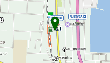 【予約制】akippa WINDOM亀川駅前 10番の地図画像