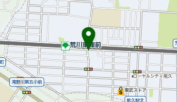 【予約制】akippa 西尾久7丁目41-10☆アキッパ駐車場の地図画像