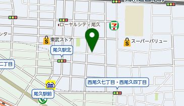 【予約制】akippa [4f49b]西尾久7丁目9☆個宅アキッパ駐車場の地図画像