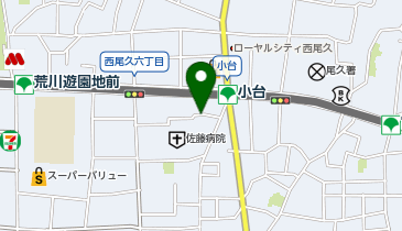 【予約制】akippa 西尾久5丁目7-21☆アキッパ駐車場の地図画像