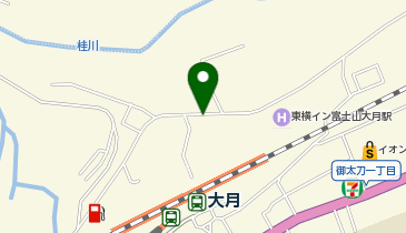 【予約制】akippa 大月市御太刀駐車場の地図画像