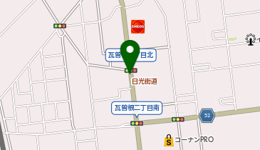 【予約制】akippa Dパーキング瓦曽根2丁目第1駐車場の地図画像