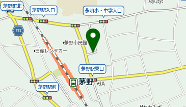 【予約制】akippa 茅野市営市民館第4駐車場の地図画像