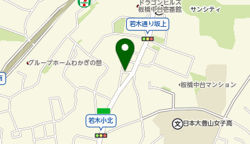 【予約制】akippa [894d9]若木3丁目2☆アキッパ駐車場の地図画像