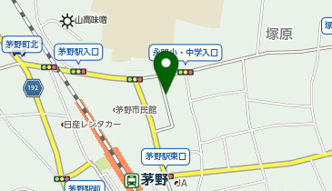 【予約制】akippa 茅野市営市民館第5駐車【南側】の地図画像