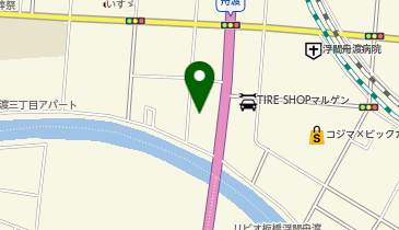 【予約制】akippa [b373a]舟渡3丁目10☆個宅アキッパ駐車場の地図画像