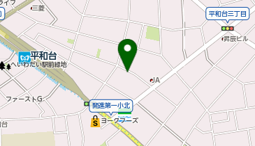 【予約制】akippa 【北側】平和台4丁目8-8 月極☆アキッパ駐車場の地図画像