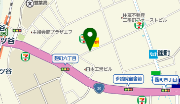 【予約制】akippa NPC24H四谷メディカルキューブパーキング【機械式】の地図画像