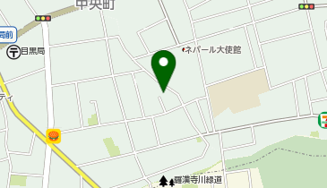 【予約制】akippa [04d51]目黒本町1丁目2▽個宅アキッパ駐車場の地図画像