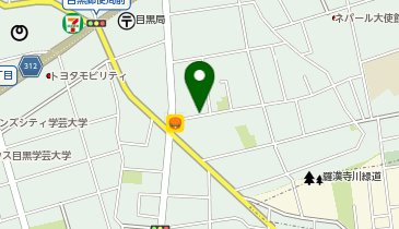【予約制】akippa 目黒本町1丁目12-8▽アキッパ駐車場の地図画像