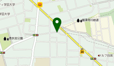 【予約制】akippa [a8406]目黒本町4丁目11▽個宅アキッパ駐車場の地図画像