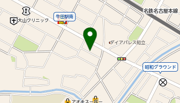 【予約制】akippa 牛田駅から徒歩5分駐車場の地図画像