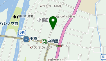 【予約制】akippa 中納言町6-36ビ・ウェル中納言駐車場 No.2の地図画像