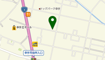 【予約制】akippa 広々コンクリ舗装 権現堂まで徒歩15分 ブレーメン薬局 幸手店 隣接駐車場の地図画像