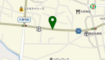 【予約制】akippa 本通1丁目4618-11駐車場の地図画像