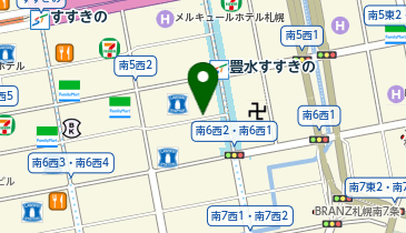 【予約制】akippa ススキノ駐車場(サイバーシティビル)の地図画像