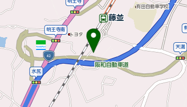 【予約制】akippa 藤並駅前駐車場の地図画像