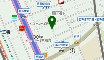 【予約制】akippa [34d92]柵下町1丁目 アキッパ駐車場の地図画像