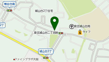 【予約制】akippa 城山台2丁 団地駐車場(18号棟付近)の地図画像
