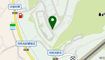 【予約制】akippa 新檜尾台3丁 団地駐車場(3号棟付近)の地図画像