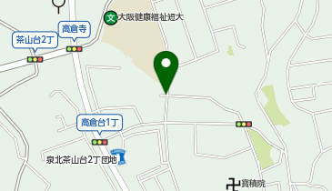 【予約制】akippa 高倉台第1 団地駐車場(5号棟付近)の地図画像
