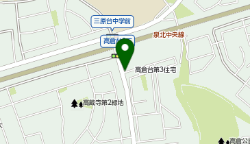 【予約制】akippa 高倉台第3 団地駐車場(12号棟付近)の地図画像