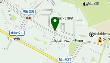 【予約制】akippa 城山台2丁 団地駐車場(6号棟付近)の地図画像