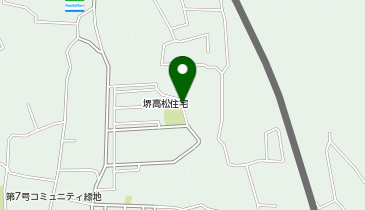【予約制】akippa 堺高松 団地駐車場(4号棟付近)の地図画像