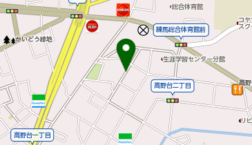 【予約制】akippa [4ad44]高野台2丁目23☆個宅アキッパ駐車場の地図画像
