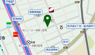 【予約制】akippa [7893b]柵下町2丁目駐車場の地図画像