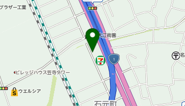 【予約制】akippa 石元町1丁目23-1駐車場の地図画像