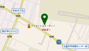 【予約制】akippa 貫井北町5丁目28-6駐車場の地図画像