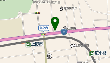 【予約制】akippa 上野丸之内156-1駐車場の地図画像