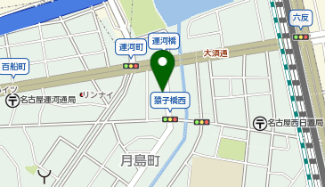 【予約制】akippa 月島町1-6駐車場 一番北側の地図画像