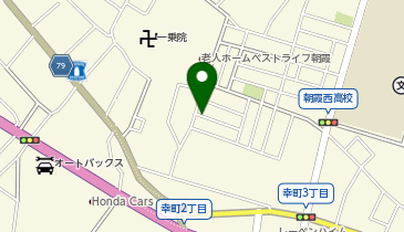 【予約制】akippa [32ade]幸町2丁目10△個宅アキッパ駐車場の地図画像