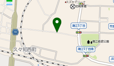 【予約制】akippa 潮江5丁目 空き地駐車場の地図画像
