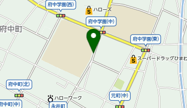【予約制】akippa 府中学園南グラウンド【備後国府まつり:12:00-22:00】の地図画像