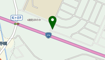 【予約制】akippa 虹ヶ丘1丁目7-17駐車場の地図画像