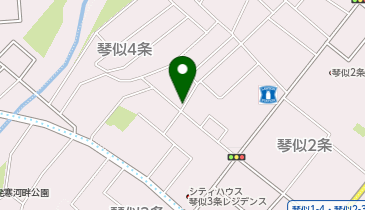 【予約制】akippa 琴似3条3丁目交差点角駐車場の地図画像