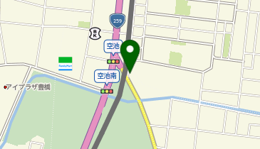 【予約制】akippa 愛知県豊橋市曙町字松並29-7駐車場の地図画像