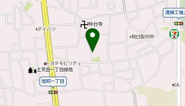 【予約制】akippa 旭町1丁目11 アパート☆アキッパ駐車場の地図画像