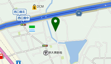 【予約制】akippa 西山ハイツ アキッパ駐車場の地図画像
